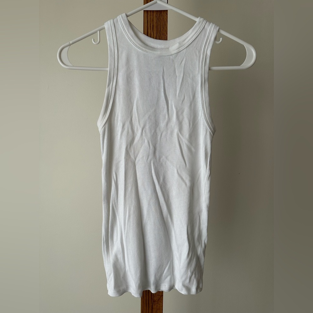 “A New Day” White Tank